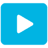 blue video icon